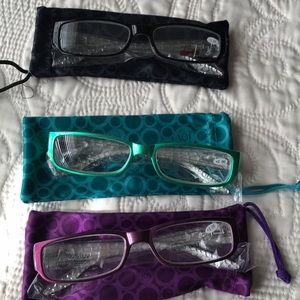 Joy Mangano Readers 3 pairs  +2.00